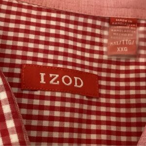 2 Mens Izod Button Down Sport Shirts